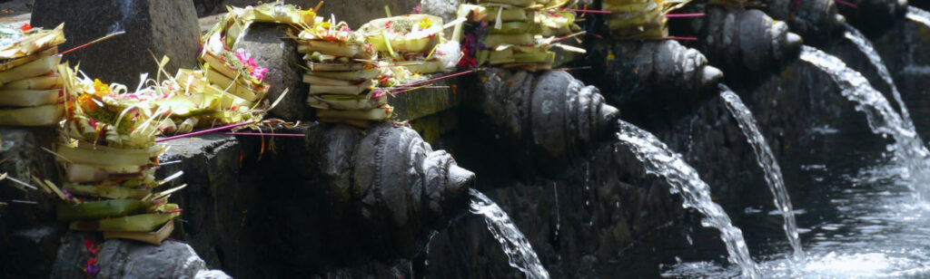 Cost of Living in Bali - Balinese fountains