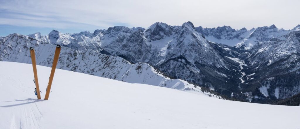 best travel bags for snow skis - snow skis in snow