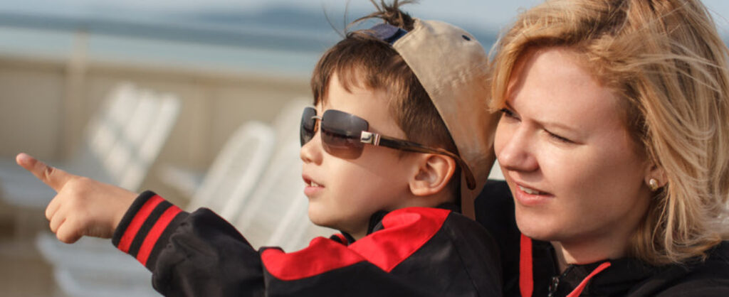 Best Cruises From New York For Families - little boy on cruise deck